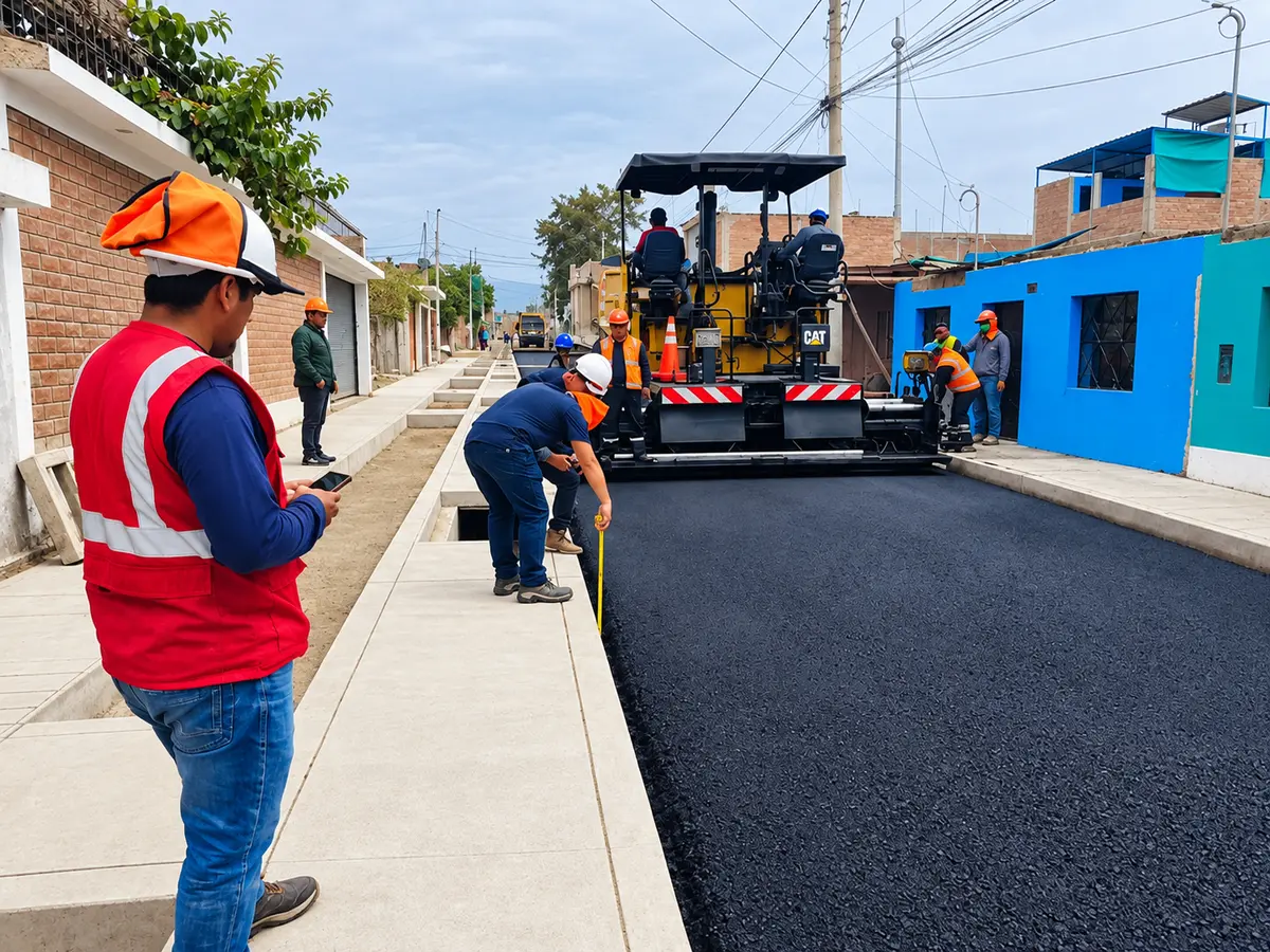 Obra INFRAESTRUCTURA VIAL: PISTAS Y VEREDAS
